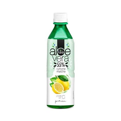 Napój aloesowy Aloe Vera z matchą i sokiem z cytryny ReVito 500 ml