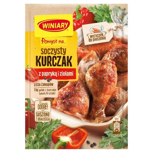 Pomysł na...Soczysty kurczak z papryką i ziołami Winiary 28 g