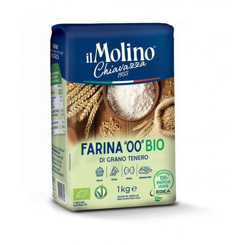 BIO Mąka pszenna do pizzy typ 00 MOLINO CHIAVAZZA 1 kg