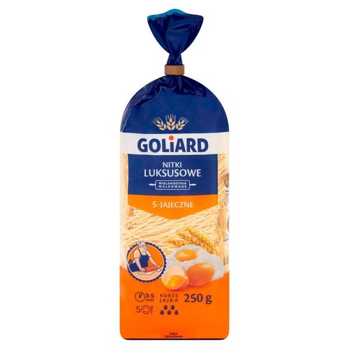 Makaron nitki 5 jajeczny Goliard 250 g