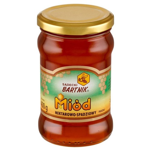 Miód pszczeli nektarowo-spadziowy Sądecki Bartnik 400 ml