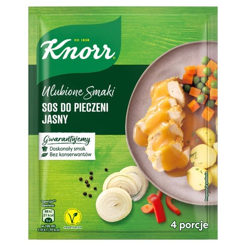 Sos pieczeniowy, do pieczeni jasny Knorr 25 g