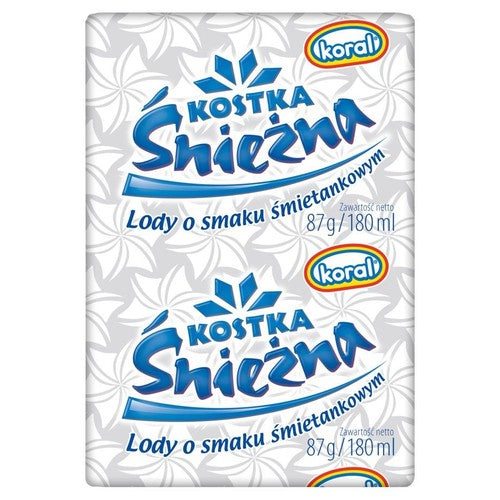 Lody śmietankowe w waflu Koral 180 g